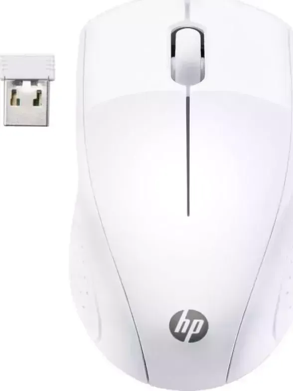 Мышь компьютерная HP Wireless 220 белый (7KX12AA)