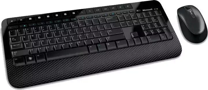 Клавиатура и мышь MICROSOFT мыши и клавиатуры 2000 черный (M7J-00012) Комплект и