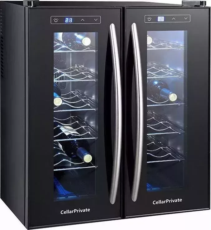 Винный шкаф Cellar Private CP024-2T черный