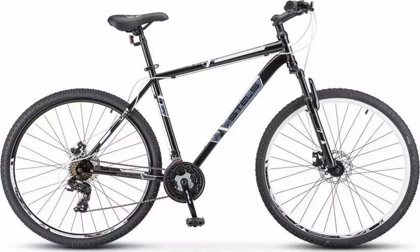 Велосипед STELS NAVIGATOR-700 MD 27.5 F020 Чёрный/белый (LU096006*LU088943*21) взрослый MD