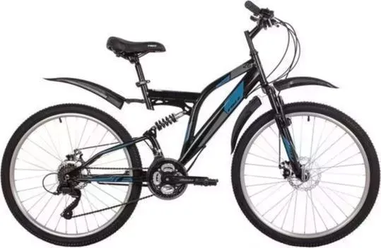Велосипед FOXX 26SFD.FREELD.18BK2 черный взрослый