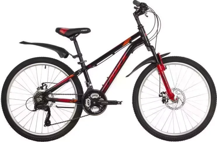 Велосипед FOXX для подростков 24AHD.ATLAND.14BK2 черный