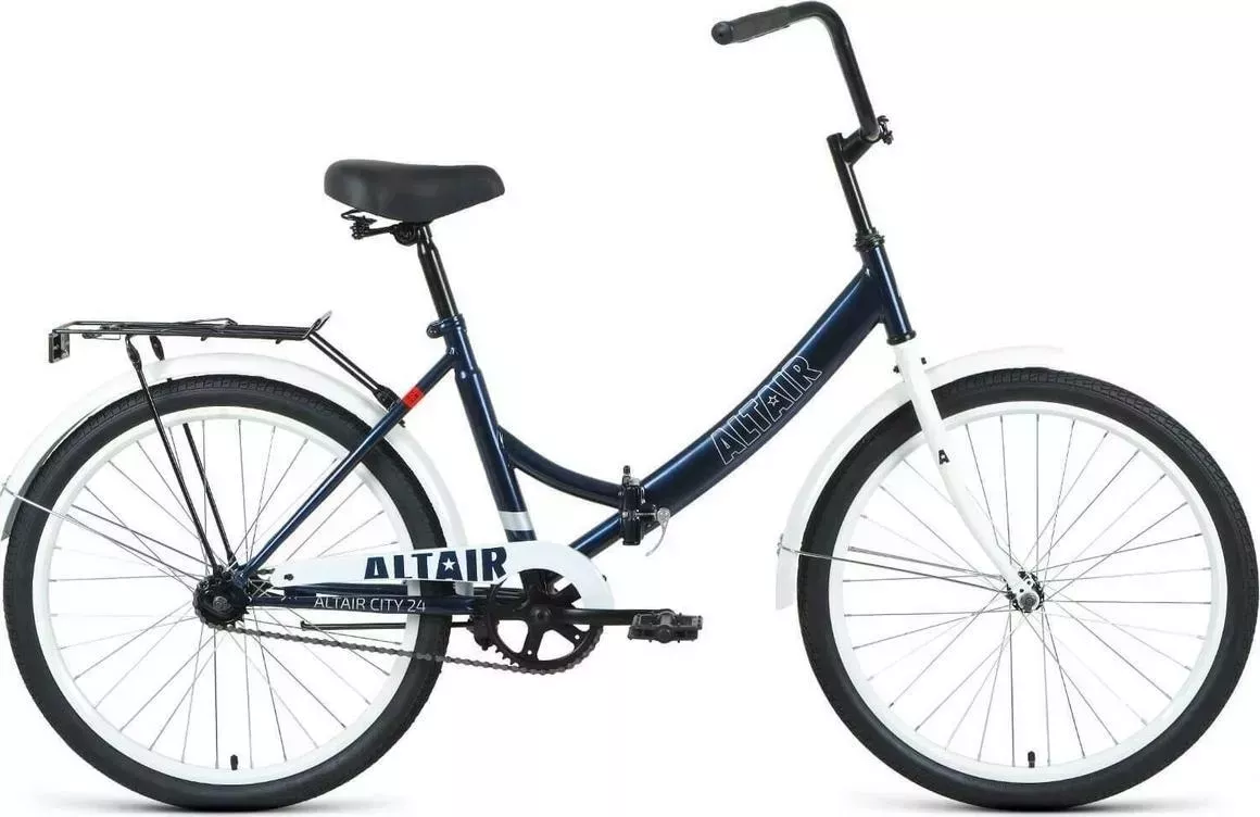 Велосипед для подростков Altair CITY 24 темно-синий/серый (RBK22AL24009)