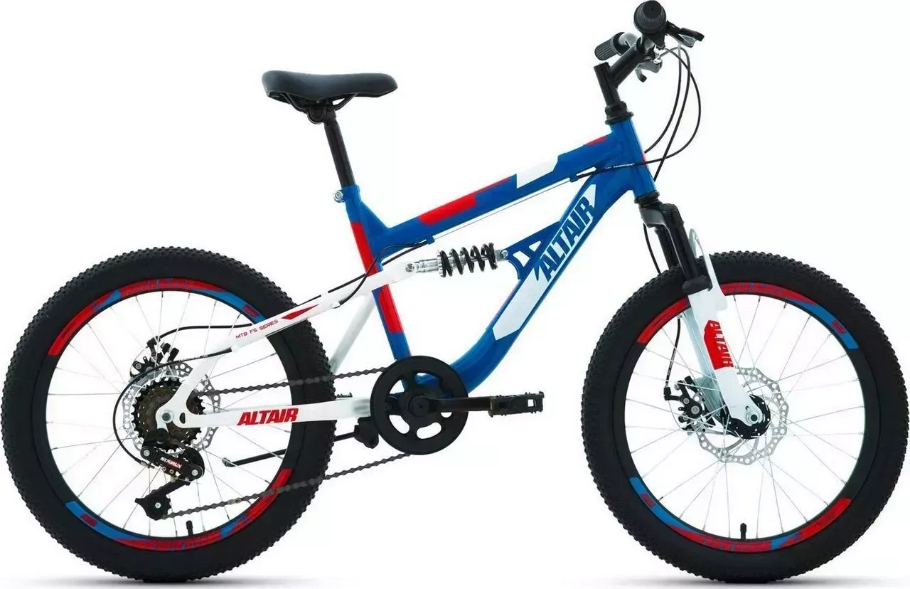 Велосипед Altair MTB FS 20 D (2022) 14 синий/красный
