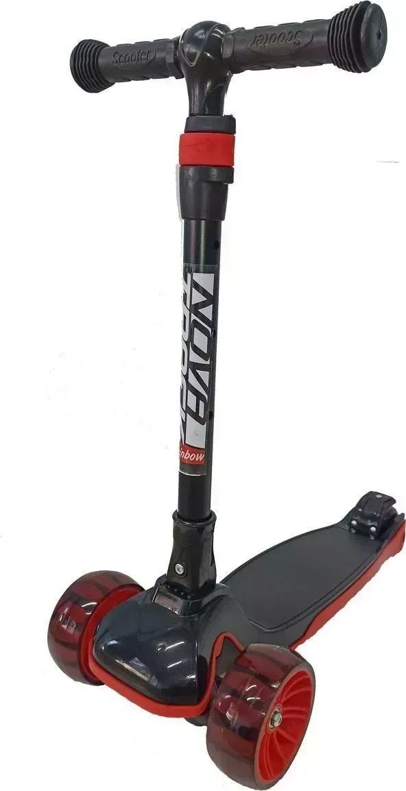 Самокат NOVATRACK RainBow красный (120BB.RAINBOW.BRD20)
