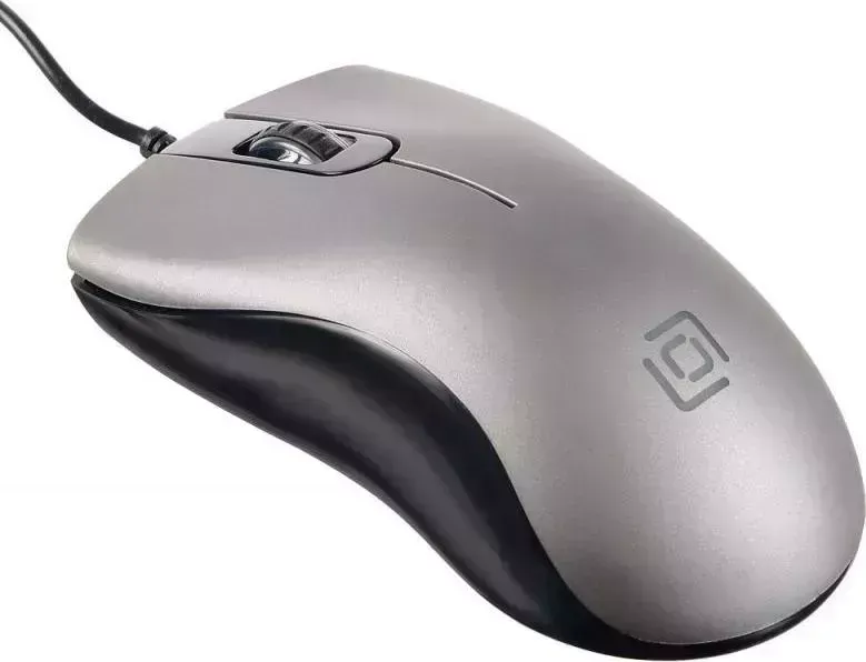 Мышь компьютерная OKLICK 375M серый