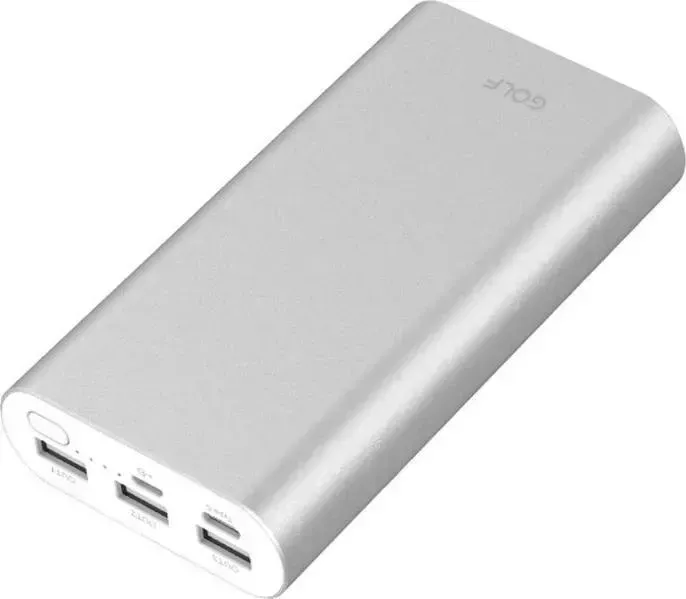 Внешний аккумулятор Golf G66 20000mah серебро