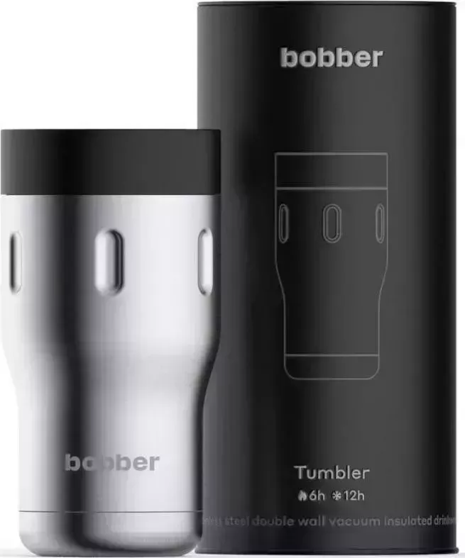 Термос bobber Tumbler-350 стальной/черный