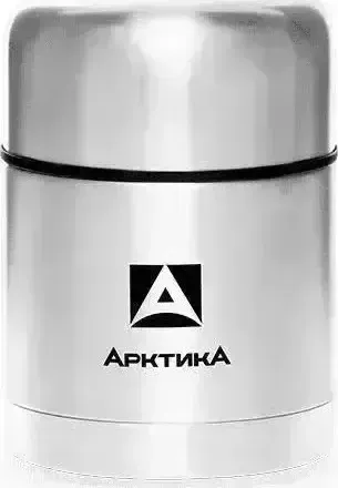 Термос Арктика 301-500А серебристый с чехлом