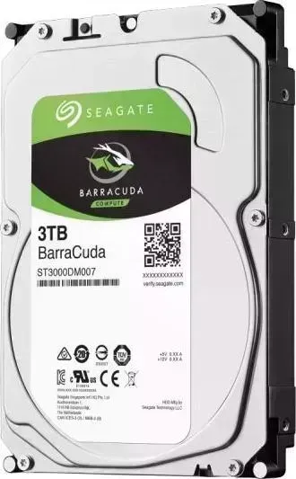 Жесткий диск SEAGATE Barracuda ST3000DM007 SATA-III/3Tb/5400rpm/64Mb/3.5