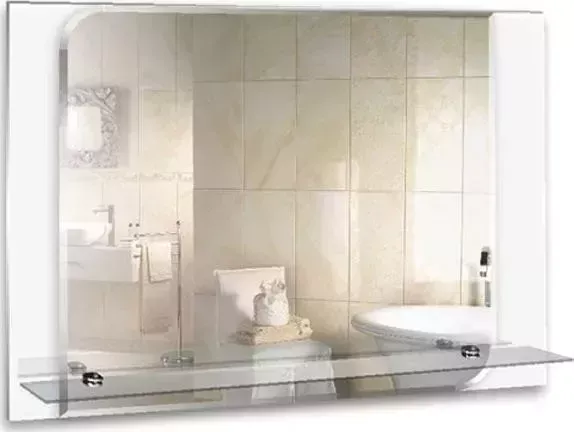 Зеркало Mixline Венеция 740*500 с полкой (537410)