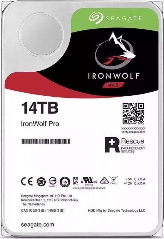 Жесткий диск SEAGATE IronWolf Pro 3.5/14Tb/SATA (ST14000NE0008)