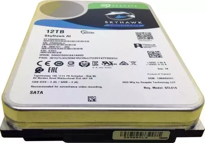 Жесткий диск SEAGATE Original SATA-III/12Tb/3.5 (ST12000VE001)