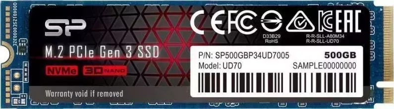 SSD накопитель Silicon Power UD70 500ГБ M.2 (SP500GBP34UD7005)