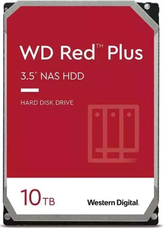 Жесткий диск Western Digital Red Plus 10ТБ/3,5/7200RPM (WD101EFBX)