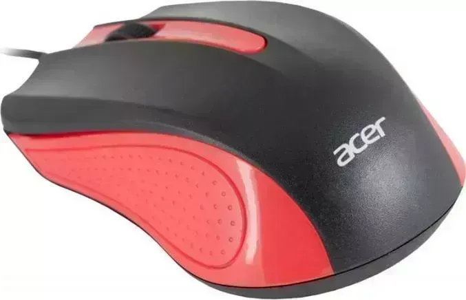 Мышь компьютерная ACER OMW012 черный/красный