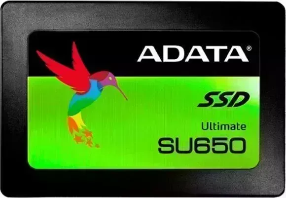 SSD накопитель ADATA 480GB Ultimate SU650, 2.5, SATA III, [R/W - 520/450 MB/s] 3D-NAND TLC