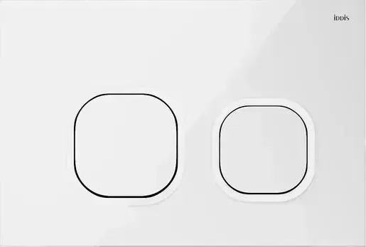 Кнопка смыва IDDIS Uniglass 001 белая (UNG01GWi77)