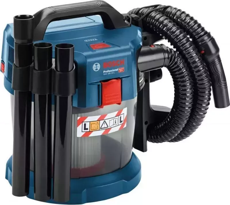 Пылесос BOSCH GAS18V-10L синий (06019C6300)