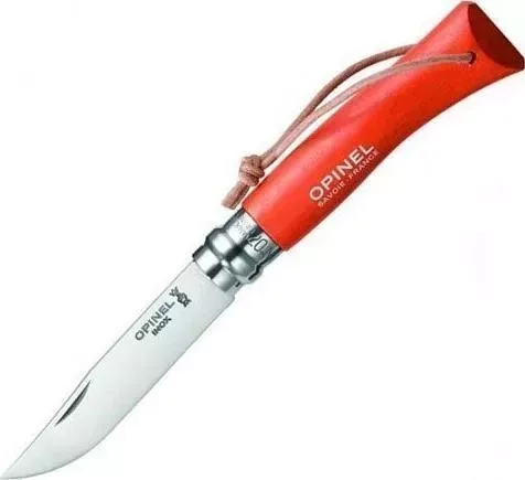 Нож походный Opinel Tradition Colored N08 (001705) красный