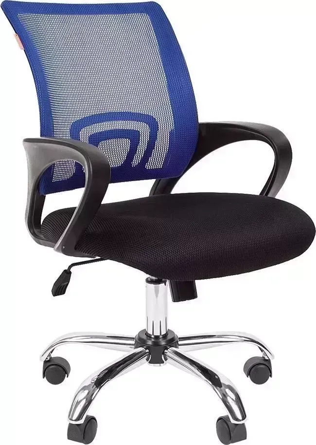 Кресло офисное CHAIRMAN 696 TW синий хром new