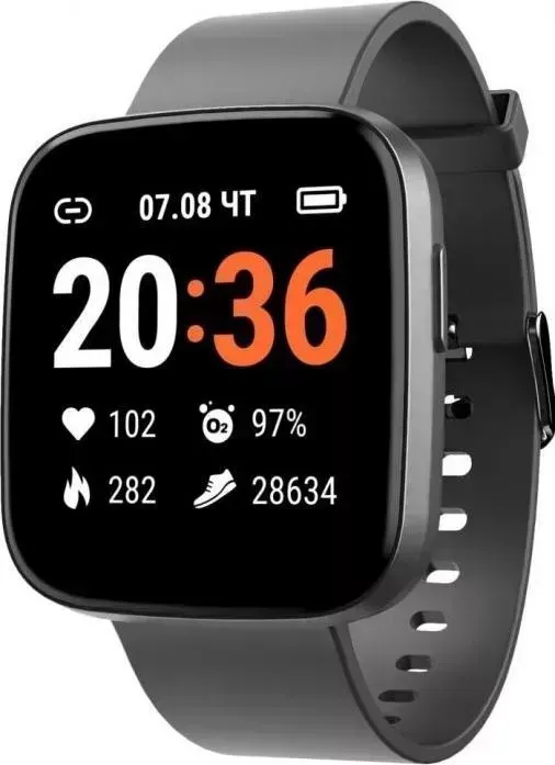 Умные часы    Умные часы Geozon MARATHON BLACK (G-SM19BLK)