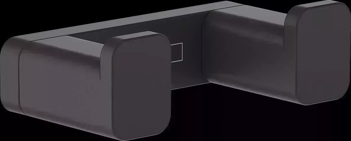 Аксессуар Hansgrohe AddStoris 41755670 черный хром Двойной крючок