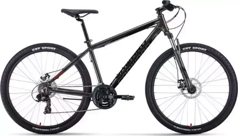 Велосипед FORWARD APACHE 27,5 2.0 D CLASSIC черный матовый/черный (RBK22FW27929) 27.5 D (2022) 15