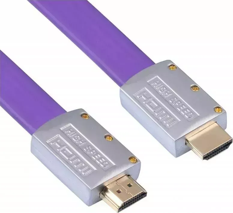 Кабель BURO HDMI 1.4 HDMI (m)-HDMI (m) 5м черный (HDMI 19M-19M V1.4 FL)