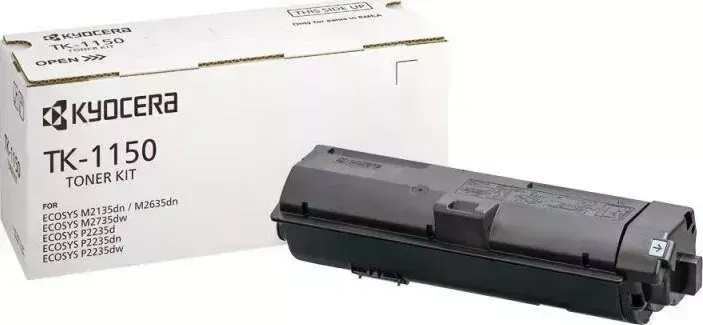 Расходный материал для печати KYOCERA TK-1150 черный P2235dn/P2235dw/M2135dn/M2635dn/M2635dw/M2735dw (3000стр.)