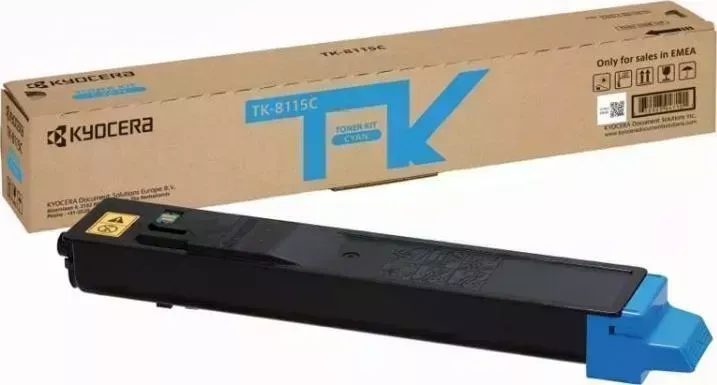 Тонер KYOCERA Расходный материал для печати TK-8115C голубой (6000стр.) для M8124cidn/M8130cidn