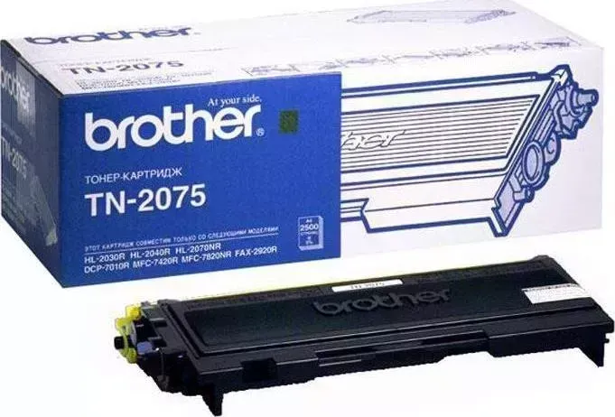Расходный материал для печати BROTHER TN2075 черный