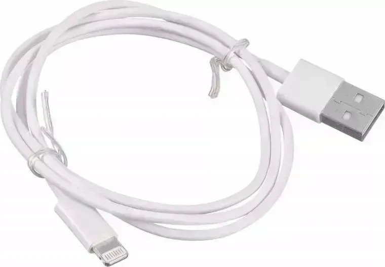 Кабель BURO BHP LIGHTNING 0.8 USB (m)-Lightning (m) 0.8м белый