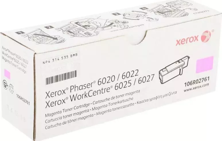 Картридж XEROX Расходный материал для печати 106R02761 пурпурный