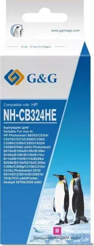 Расходный материал для печати  G&G NH-CB324HE пурпурный (Картридж)