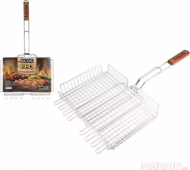 Аксессуар для грилей ECOS 22002D решетка барбекю 35x25x6см (999633)