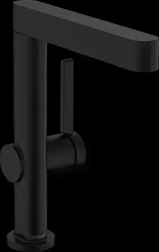 Смеситель для раковины Hansgrohe HansGrohe Finoris 76060670 матовый черный