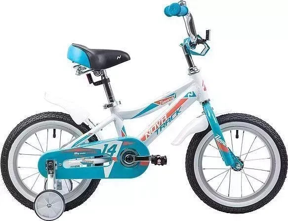 Велосипед NOVATRACK для малышей 14 NOVARA алюм., белый (145ANOVARA.WT9)