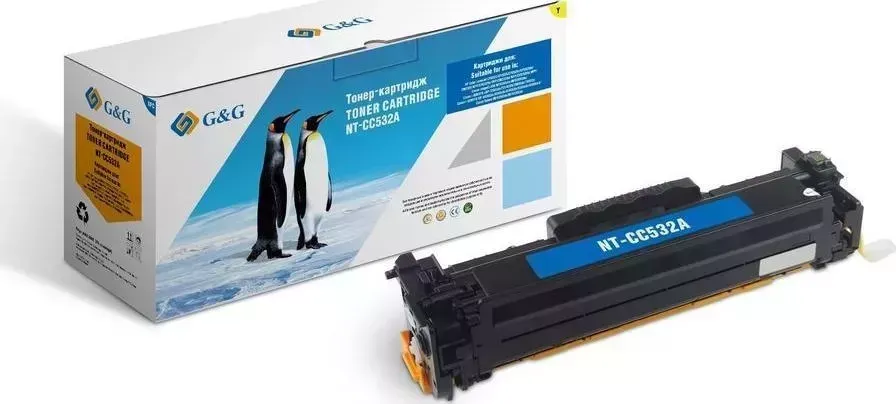 Расходный материал для печати  G&G NT-CC532A желтый (Картридж)