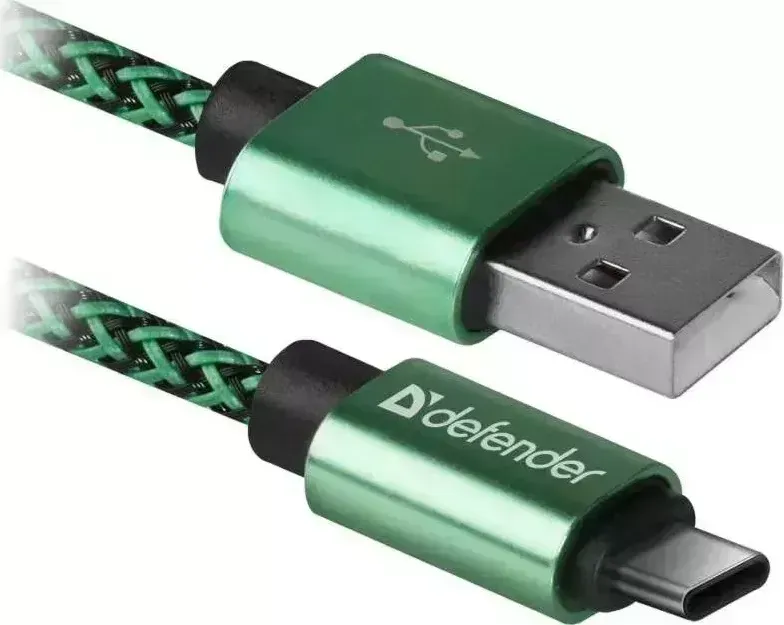 Кабель DEFENDER USB09-03T 1M GREEN (87816)