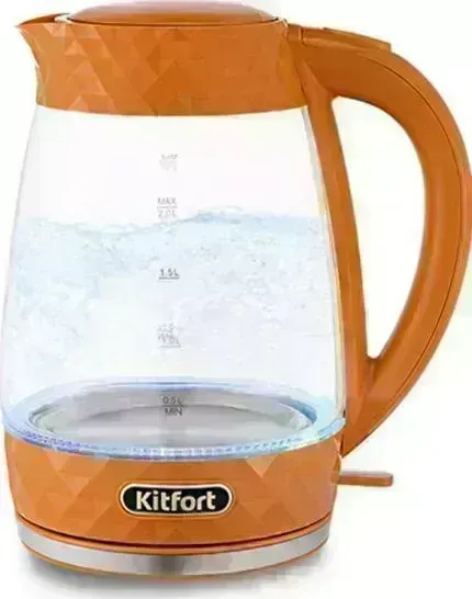 Чайник электрический KITFORT KT-6123-4 оранжевый