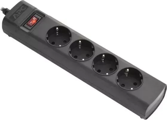 Удлинитель APC by Schneider Electric PZ42IZ-GR 1.5м (4 розетки) черный