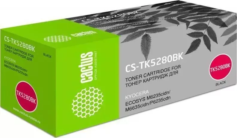 Расходный материал для печати CACTUS CS-TK5280BK BLACK