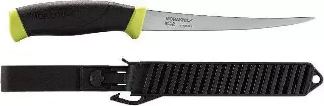 Нож COMFORT кухонный Morakniv Fishing Fillet 155 черный/зеленый (13869)