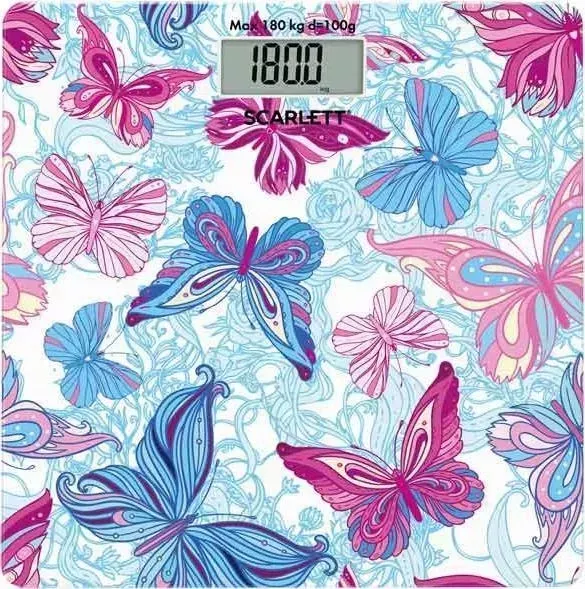 Весы напольные SCARLETT SC-BS33E080 Butterflies