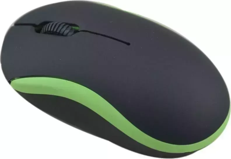 Мышь компьютерная RITMIX ROM-111 black/green