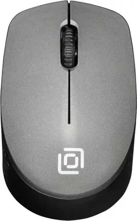 Мышь компьютерная OKLICK 486MW серый/черный