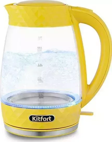 Чайник электрический KITFORT KT-6123-5 желтый
