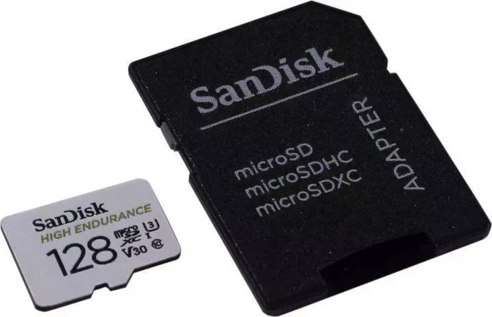 Карта памяти SANDISK SanDisk microSDHC 128GB SDSQQNR-128G-GN6IA High Endurance ( + adapter)