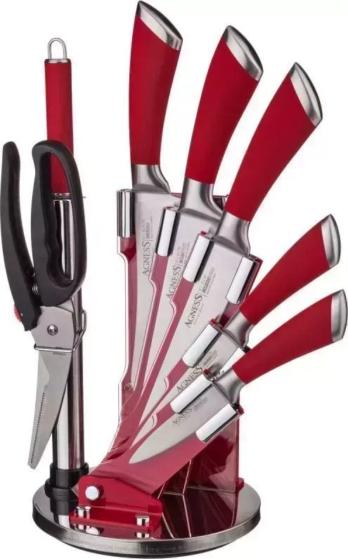 Набор кухонных ножей Agness Red Star 911-501